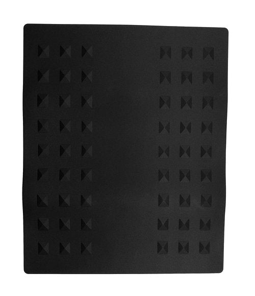 Colortrak Heat-Resistant Styling Station Mat, Silicone Mat Prevents Work Surfaces from Heat Damage of Styling Tools, Prevent Tool from Falling or Slipping, Black, 9 x 11 inches (Pack of 2)