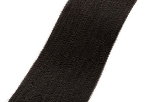 TESSHAIR Remy Hair Extensions Clip in Human Hair Jet Black Clip in Extensions Real Human Hair 16 Inch Real Hair Extensions Clip in Human Hair Straight Human Hair Clip Ins 125g 7Pcs