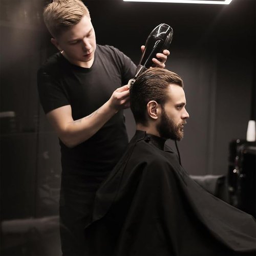 Barber Cape - 12pcs Waterproof Hair Cutting Cape with Snap Closure, Anti-Static Salon Apron for Women, Men, Kids - Professional & Home Use ﻿ ﻿