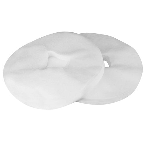 200pcs Massage Bed Hole Towel Disposable Non Woven Face Covers Fabric Massage Table Bed Pillow Hole Towel Face Hole Mat Salon Bed Face Hole Cover for Massage Chairs