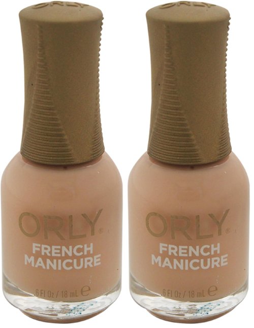 Orly Nail Lacquer, French Man Sheer Nude, 0.6 Fluid Ounce (Pack of 2)