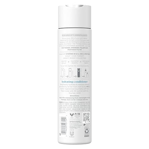 Dove Density Boost Hydrating Conditioner Scalp Therapy for Dry Hair, with Vitamin B3, Zinc and 0% Sulfates, 9.25 oz