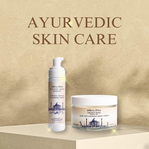 ANCIENT INDIA Rachel Roy Ayurvedic Triphala Foaming Face Cleanser with Natural Amino Acids & Indian Herbs - pH Balanced Facial Wash for Pore Tightening & Deep Cleansing
