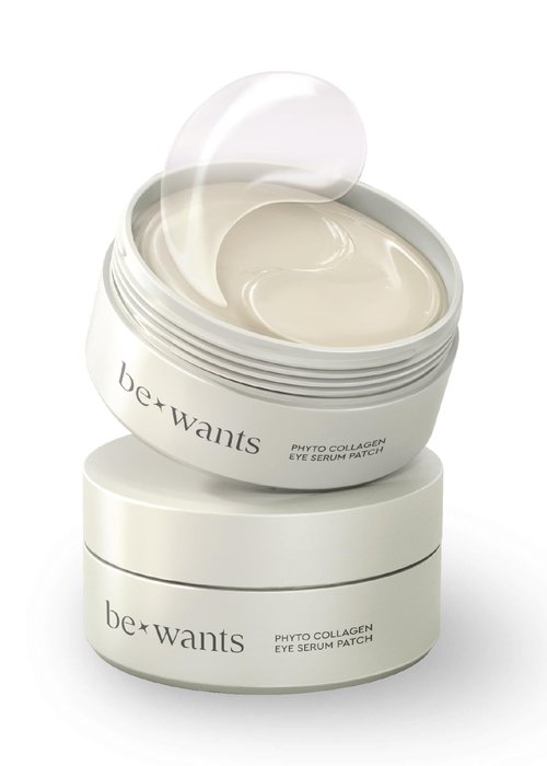 BE+WANTS Bewants under eye patches for puffy eyes, Korean under eye mask with vegan collagen and 71.9% bamboo water, patches for dark circles and Cooling, 120 pieces