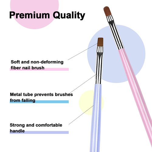 RARJSM Nail Art Gel Liner 12 Color Painted Gel Nail Polish Set and 6pcs Nail Brushes Set with Pen Holder Dotting Painting Design Tools