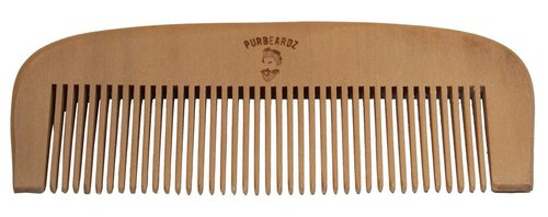 PurBeardz Wooden Hair Comb - Great Comb for Beard and Mustache for Men