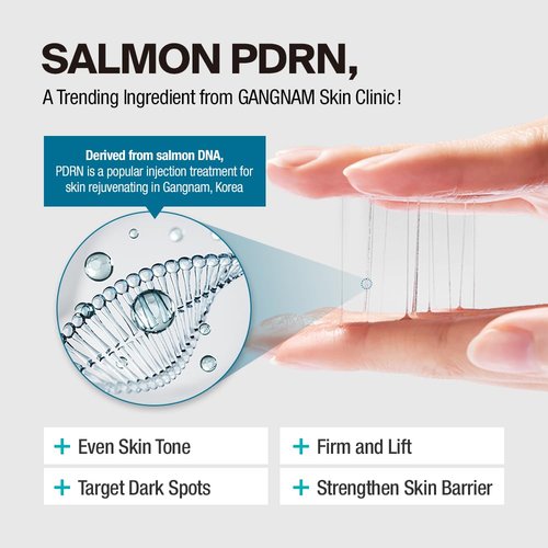 GANGNAM GLOW Rejunol Mucin PDRN Serum 3.3floz - 97% Snail Mucin I Panthenol I Niacinamide I Korean Skin Care I Face Exfoliator I Face Moisturizer | Salmon DNA