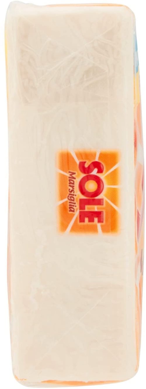 Sole:"Sole Marsiglia" Marseille Laundry Soap for Pre-Treating 8.8 Ounce (250gr) Soaps (Pack of 4) [ Italian Import ]