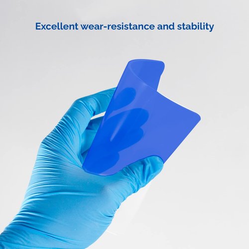 Dental Soft Splint 5pcs, 3.0 mm Dental Lab Splint Thermoforming Material for Vacuum Forming Machine 5'' x 5'', Sold by JMU (Square, Mix Colors)