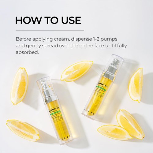 IZEZE LEMON CNA Vita Serum 1.01 fl.oz, 30 ml | Vitamin C for Glow Skin, Niacinamide Face Serum, Non Greasy, Light Weight, Elasticity Improvement, Skincare Korean