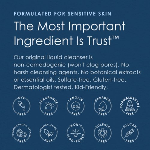 Vanicream Liquid Cleanser Refill, for Sensitive Skin, 32 FL OZ Bottle