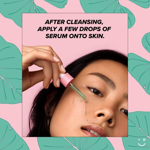 I Dew Care Hydrocolloid Acne Pimple Patch - Timeout Blemish Happy Paws | 36 Count (14mm) + Face Serum - Juicy Kitten | Purifying Power-Green Korean Skincare with Niacinamide, 1.01 Fl Oz Bundle