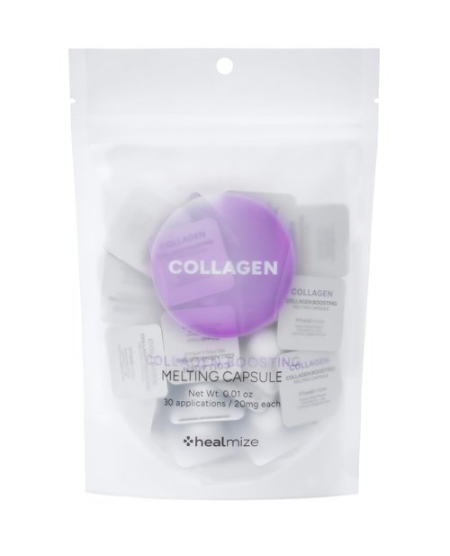 Healmize Collagen Boosting Melting Snowball Capsule (30ea) – 660,000ppm Hyaluronic Acid & 261,905ppm Hydrolyzed Collagen – Firm, Smooth, and Hydrated Skin – Freeze-Dried Capsule for Elasticity & Glow