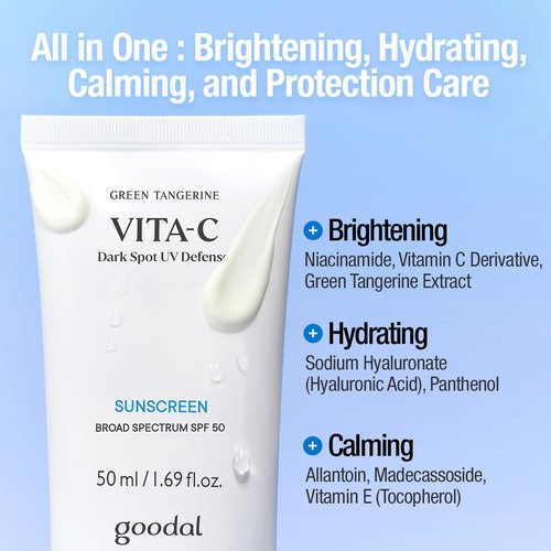 [Bundle] Goodal Green Tangerine Vitamin C Serum & Dark Spot UV Defense Sunscreen