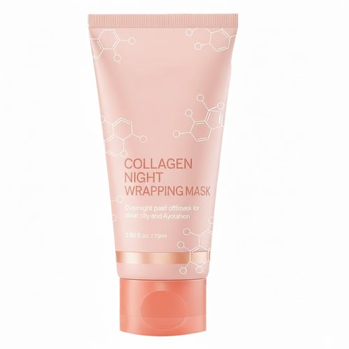 AMUA Yuli Collagen Overnight Wrapping Face Mask,Yuri Collagen Mask Hydrating & Firming Peel-Off Mask for Skin Elasticity, Ideal Skincare Gift for Women