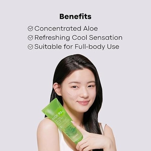 TONYMOLY Green Tea SPF 50 Sunscreen & Chok Chok Aloe Vera Soothing Gel - Korean Skincare Bundle (50ml & 8.5 oz)