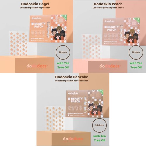 Dododots Star Pimple Patches - Cute Acne Hydrocolloid Patch,Clear Star Face Pimple Patches for Zit, Spot and Blemish Treatment, 108 Acne Patches, 3 Set Shade Sampler Bundle