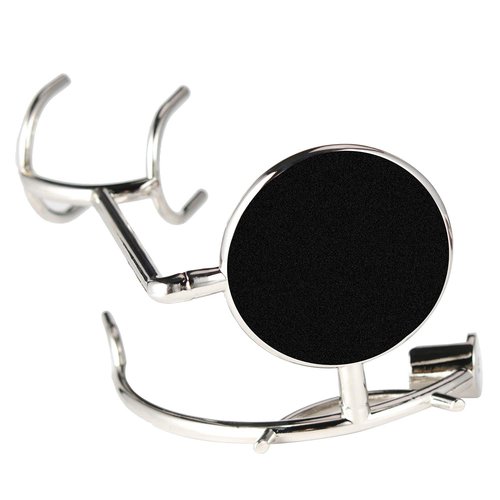 Grandslam Shaving Razor and Brush Stand, Stainless Steel Shaving Razor Holder, Compatible with Long and Short Handle Safety Razor, Straight Razor and Barber Razor