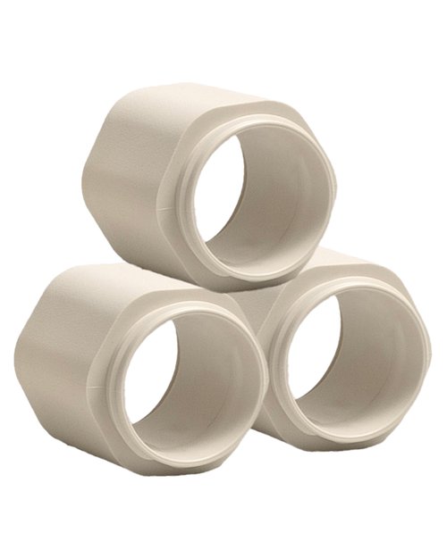 Cadence Extender - Add On to Any Flex Magnetic Containers with Lids,Extension to Travel Bottles for Toiletries - Carry On Travel Essentials For Women/Men - Adds Additional 1.43 fl oz - 3pk, Sand