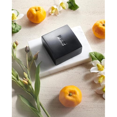 SEKKISEI Essence Soap, Herbal Facial Cleansing Bar with Charcoal, 4.2 Ounce