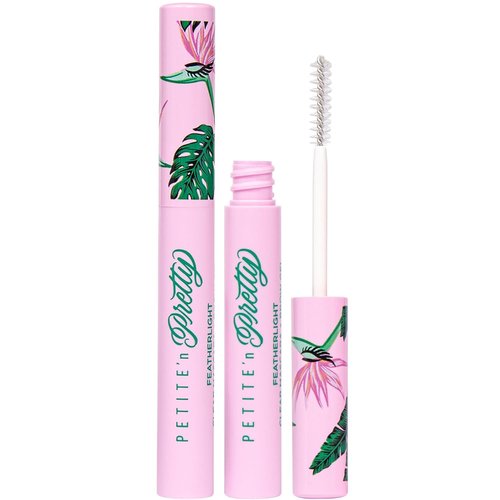 Petite 'n Pretty Featherlight Clear Mascara and Brow Gel Duo - Makeup for Kids,Tweens and Teens -Dual Purpose Clear Finish for Brows and Lashes - Non-Toxic & Made in the USA