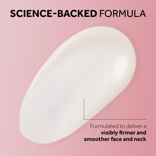 No7 Restore & Renew Multi-Action Face & Neck Serum - Anti Aging Serum for Deep Wrinkle Repair - Collagen Infused Skincare with a Hydrating Blend of Hibiscus Peptides & Hyaluronic Acid (2.5 Fl Oz)