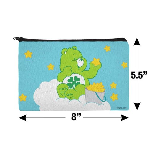 GRAPHICS & MORE Care Bears Good Luck Bear Makeup Cosmetic Bag Organizer Pouch