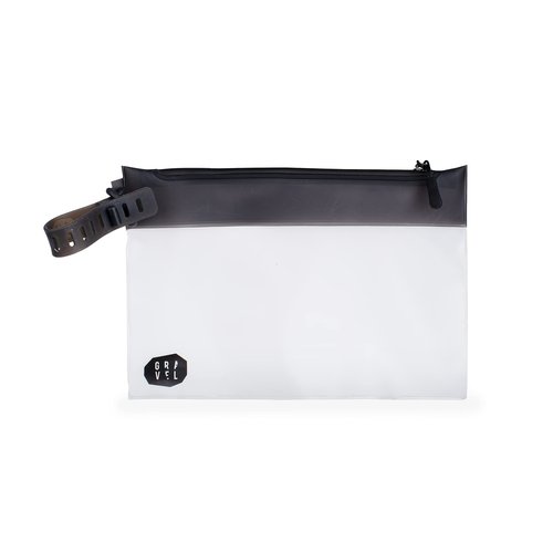 Gravel The Pouch | TSA Approved Clear Travel Toiletry Bag | Quart Size for Men & Women