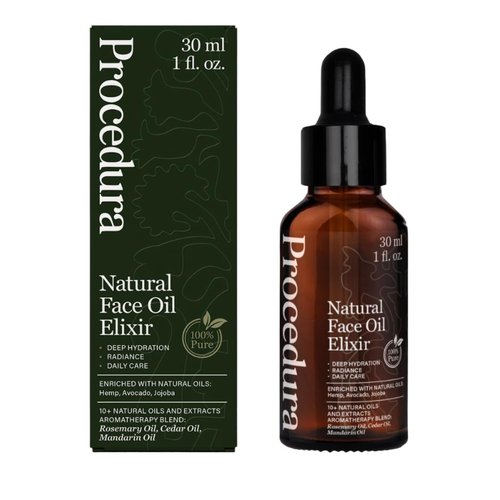 Hydrating & Anti-Aging Face Oil with 10 Natural Oils .Vegan Facial Oil for Glowing Skin & Gua Sha Massage (30 ml / 1 fl oz)