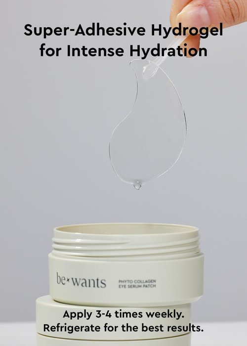 BE+WANTS Bewants under eye patches for puffy eyes, Korean under eye mask with vegan collagen and 71.9% bamboo water, patches for dark circles and Cooling, 120 pieces