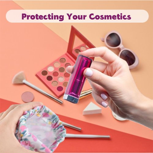 Redvigh Pocket Cosmetic Bag 5PCS, Small Pouch Bag Mini Shrapnel Makeup Bag Squeeze Top Coin Purse Waterproof Portable No Zipper Self-closing Pouch for Lipstick Jewelry Organizer