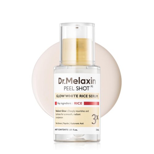 Dr.Melaxin Peel Shot Glow Rice PDRN Serum 30ml Facial Skin Care Smooth Texture For Pore Care Korean Skin Care