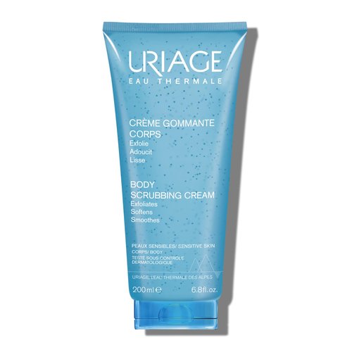URIAGE Body Scrubbing Cream | Body Scrub & Exfoliator, Softens & Smoothes, Gently Removes Dead Cells, Creamy Texture, 200 mL/ 6.76 Oz