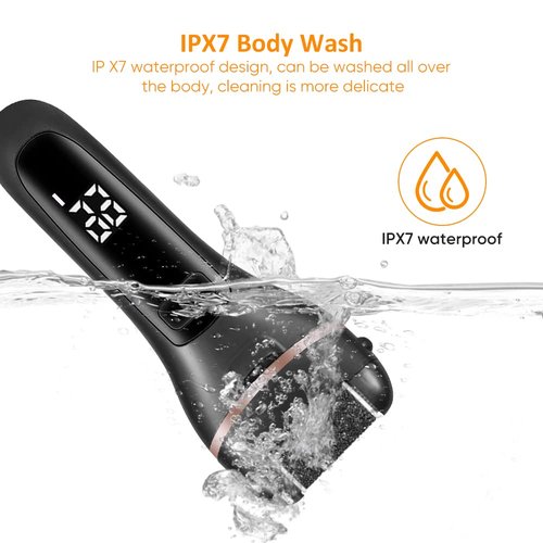 Electric Foot Callus Remover, Foot Polisher for Feet with Rechargeable Waterproof Professional Pedicure Kit, Black, 20 Count (Pack of 10)