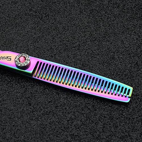 6" Professional Hairdressing Scissors Set, Hair Clipper/Household Stainless Steel Hair Clipper (6" Color Set)