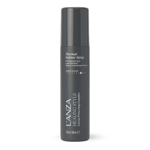 L'ANZA Healing Style Thermal Defense Spray with Strong Hold Effect - Eliminates Frizz, Detangles and Boosts Hair´s Shine, With UV and Heat Protection to prevent sun and styling damage (6.8 Fl Oz)