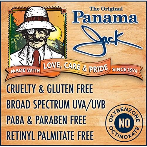 Panama Jack Continuous Spray Sunscreen - SPF 100, Broad Spectrum UVA/UVB Protection, Reef-Friendly, PABA, Paraben, Gluten & Cruelty Free, Water Resistant (80 Minutes), 5.5 OZ (Pack of 2)