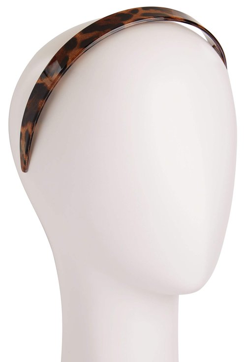 France Luxe 3/4" Headband, Luxe Leopard