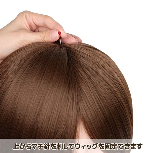 [CLASSE] Wig company's original production Head mannequin with table-top clamp Soft rubber, easy to fix, easy to set wig! Hair arrangement Cutting Makeup Beauty School, Hair and makeup