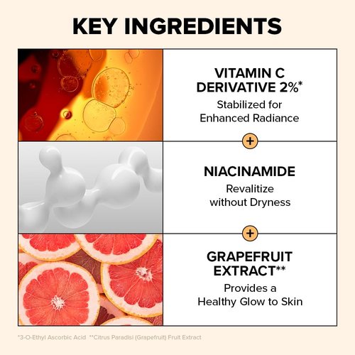 I DEW CARE Vitamin C Face Serum - Bright Side Up | Hydrating with Niacinamide, Korean Glass Skin Care, Facial Treatment, Non-irritating, Lightweight, Exfoliating, 1.01 FL Oz