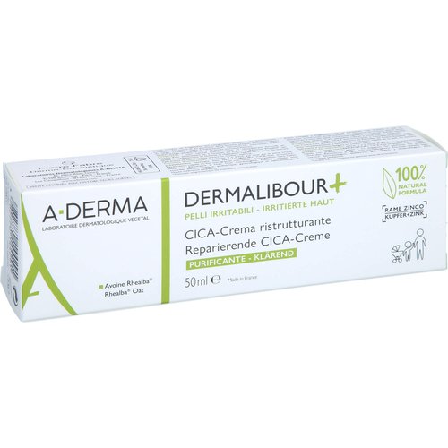 A-DERMA DERMALIBOUR+ REPAIRING CICA-CREAM 50ml