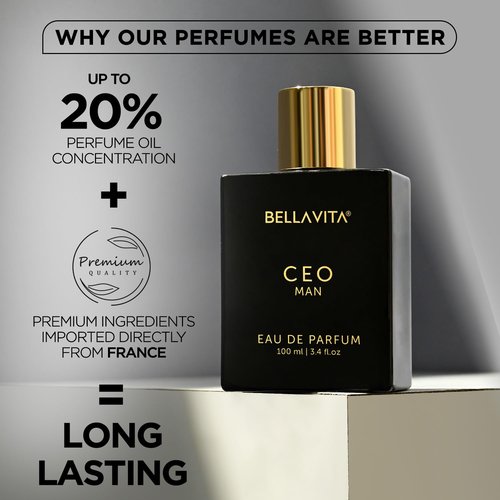 Bellavita Luxury Men's & Women's Perfume Combo - Women's Gift Set & Ceo Man | Lemon, Lavender, Tonka, Oud, Spicy | Long Lasting | Vegan & Cruelty Free - (4 * 20 ML + 100 ML)