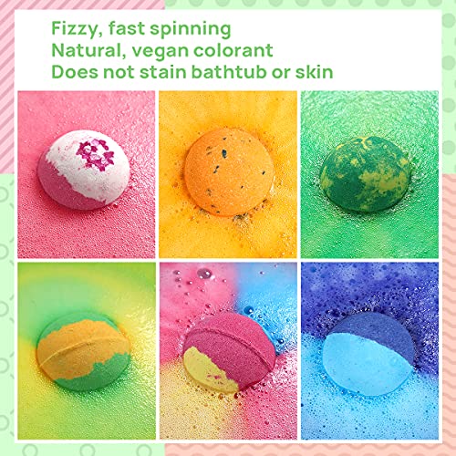 Lagunamoon Bath Bombs - 25 Extra Large Pieces, 3 Bubble Bars, Dried Flowers - Bubble Bath Shower Salts for Women, Men, Kids - Relaxing Bathbombs Gift Set Bath Essentials Shower Steamers