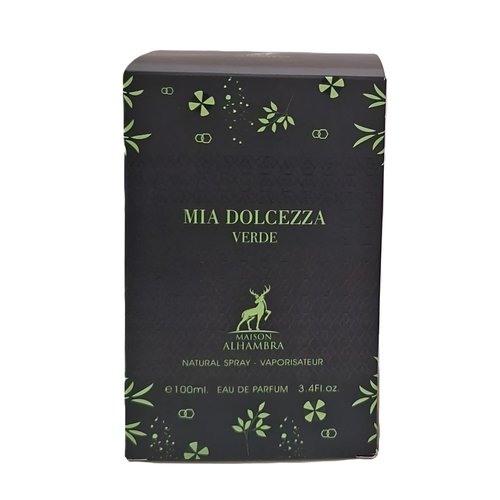 Maison Alhambra Mia Dolcezza Verde – Citrus, Floral, Sweet, Woody – Eau de Parfum Spray Long-Lasting Fragrance for Women, 3.4 Ounce / 100 ml