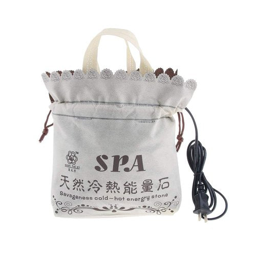 Hot Stones Massager - Electric Heater Bag for Massage Stones, Kit Includes Heater Bag