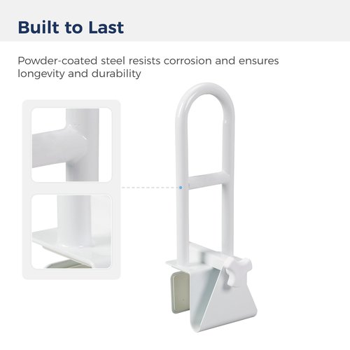 Drive Medical 12036 Handicap Grab Bar, White