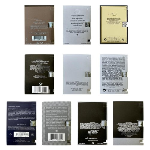 Sufeasdf Men’s Designer Fragrance Sampler Cologne Samples Set for Men Travel (10PCS)