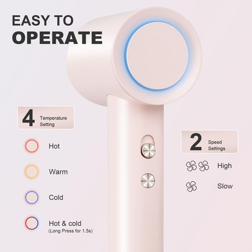 Hair Dryer Blow Dryer,110000 RPM High-Speed Brushless Motor 200 Millions Negative Ionic Hairdryer for Fast Drying, Supersonic Quiet Hair Dryers for Women Home Travel Salon,Same Features,Better Value