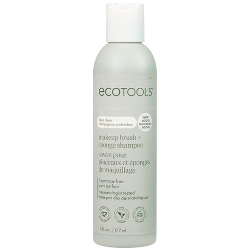 Ecotools Makeup Brush Cleaner Cleansing Shampoo, 6 oz