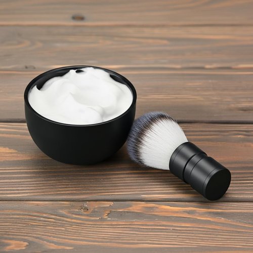 Men's Shaving & Grooming Set, Double Edge Safety Razor, Shaving Brush, Razor & Brush Stand,10 Blades, Shaving Bowl, Valentine Gift For Men, Gift for Fathers/Dads (Black).
